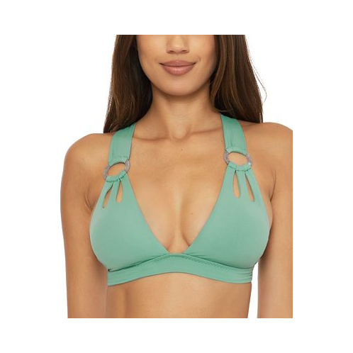 Becca Womens Color Code Cutout Bikini Top