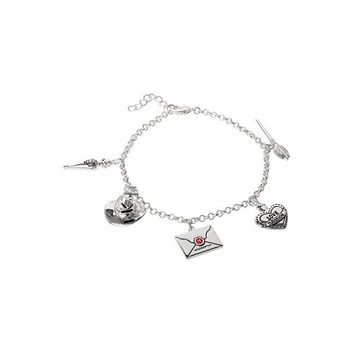 Harry Potter Womens Charm Bracelets Silver Love Potion - 7 Chain
