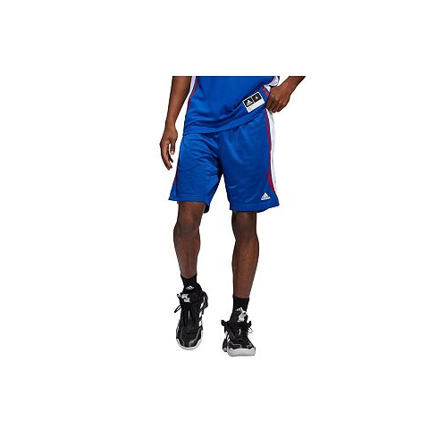 Adidas Mens Royal Kansas Jayhawks Swingman AEROREADY Basketball Shorts