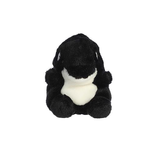 Aurora Mini Juneau Orca Palm Pals Adorable Plush Toy Black 5