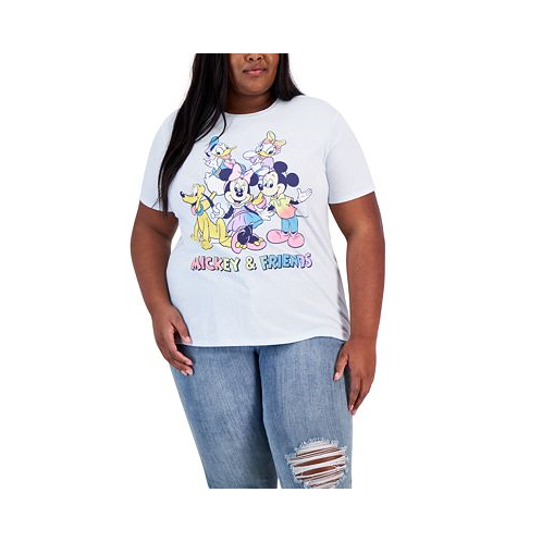 Disney Trendy Plus Size Mickey & Friends Graphic T-Shirt