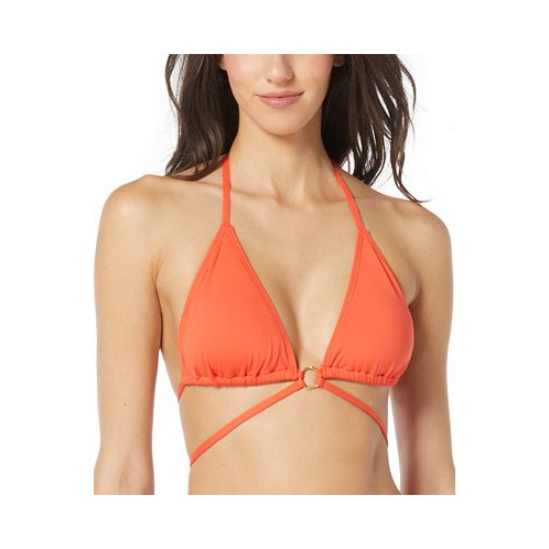 Vince Camuto Womens Ring-String Strappy Bikini Top