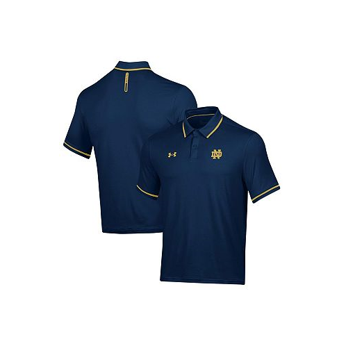 Under Armour Mens Navy Notre Dame Fighting Irish T2 Tipped Performance Polo Shirt