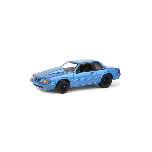 Greenlight 1/64 Ford Mustang Blue Drag Car LP Diecast Exclusive
