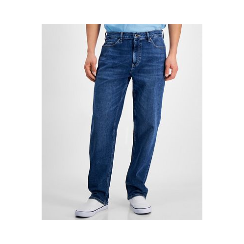 Sun + Stone Mens Jay Mid-Rise Loose-Fit Jeans