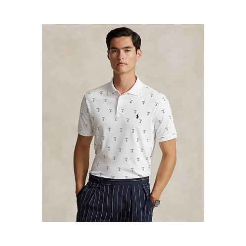 Polo Ralph Lauren Mens Classic-Fit Printed Soft Cotton Polo Shirt