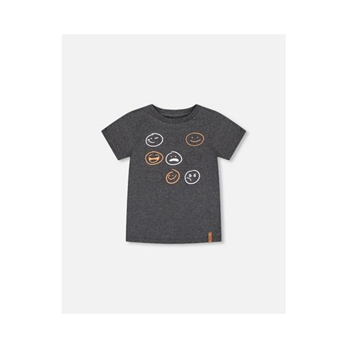Deux par Deux Boy T-Shirt With Print Dark Grey - Toddler|Child