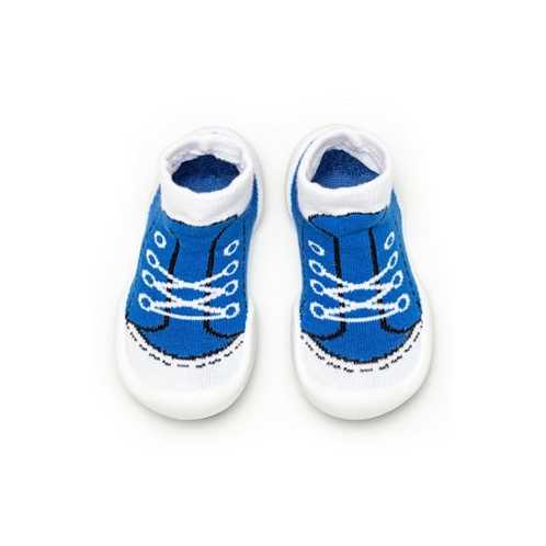 Komuello Infant Girl Boy Breathable Washable Non-Slip Sock Shoes Sneakers - Blue