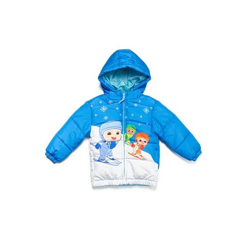 CoComelon JJ Cody Nico Baby Zip Up Fashion Winter Puffer Jacket Toddler| Child Boys
