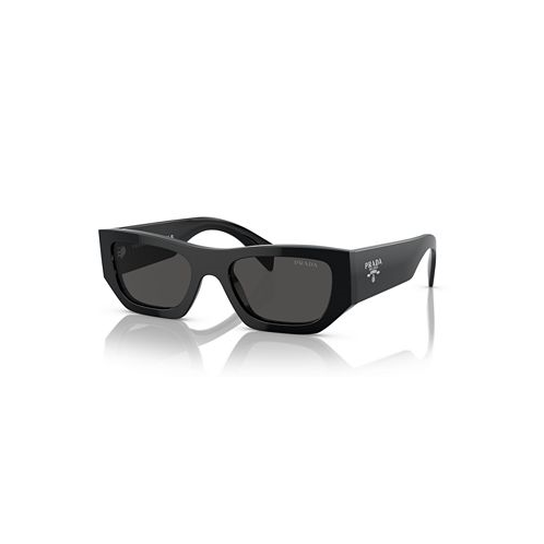PRADA Unisex Low Bridge Fit Sunglasses PR A01SF