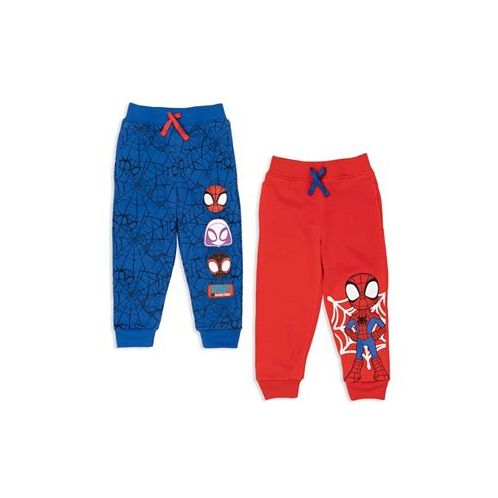 Marvel Spidey and His Amazing Friends Toddler/Child Boys Fleece 2 Pack Jogger Pants