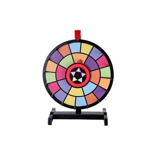 WinSpin 15 Tabletop Editable Color Prize Wheel 2 Circles 2 Pointers Spinning Game