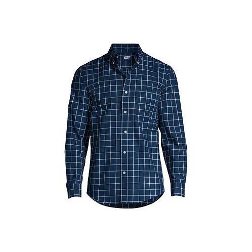 Lands End Mens Traditional Fit No Iron Twill Shirt