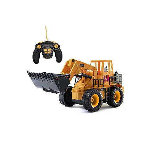 Top Race Remote Control Tractor Toy Front Loader with Lights & Sounds