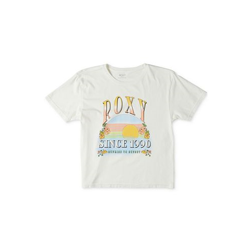 Roxy Big Girls Sunrise to Sunset Graphic Cotton T-Shirt