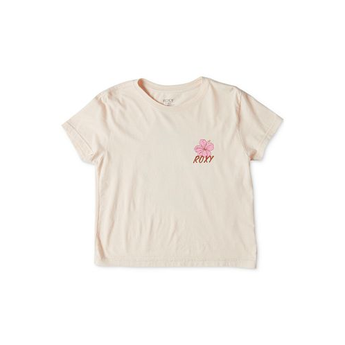 Roxy Big Girls Hibiscus Paradise Graphic Cotton T-Shirt
