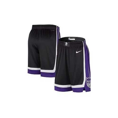 Nike Mens Black Sacramento Kings Swingman Icon Edition Shorts