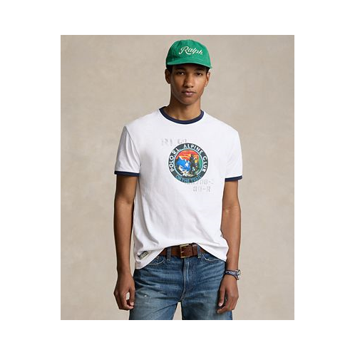 Polo Ralph Lauren Mens Classic-Fit Jersey Graphic T-Shirt