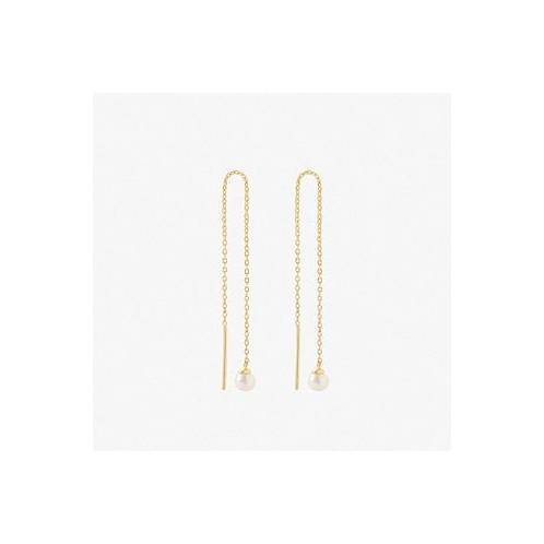 Ana Luisa Pearl Threader Earrings - Abrielle
