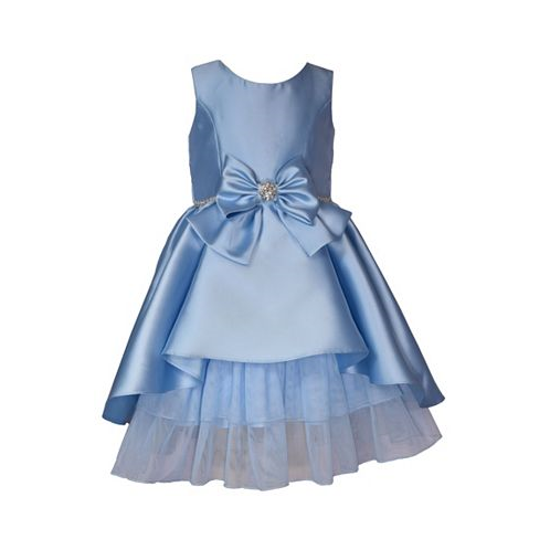 Bonnie Jean Little Girls Sleeveless Princess Seam Mikado High Low Dress