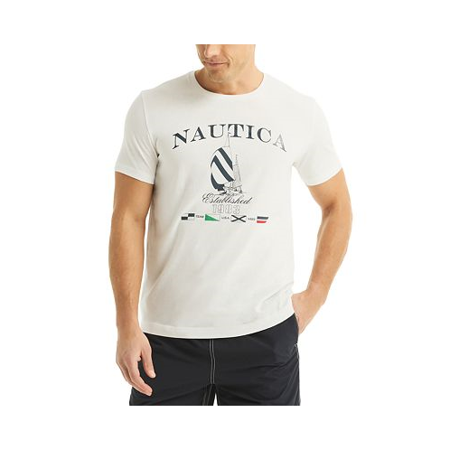 Nautica Mens Heritage Crewneck Graphic T-Shirt