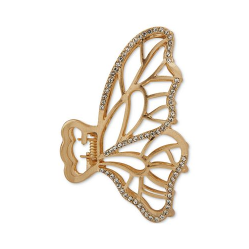 Lonna & lilly Gold-Tone Pave Butterfly Hair Clip