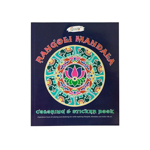Kulture Khazana Rangoli Mandala Coloring and Sticker Book