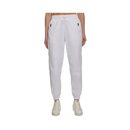 DKNY Sports Womens High-Rise Pull-On Joggers Pants