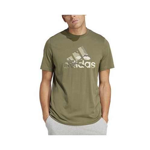 Adidas Mens Camo Big Logo T-Shirt