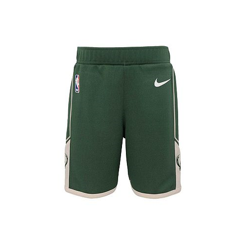 Nike Little Boys and Girls Hunter Green Milwaukee Bucks Icon Replica jersey Shorts
