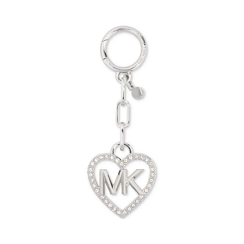 Michael Kors Charms Metal MK Heart Pave Key Charm