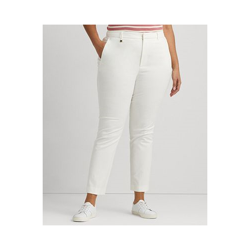 POLO Ralph Lauren Plus Size Stretch Cotton Cropped Pants