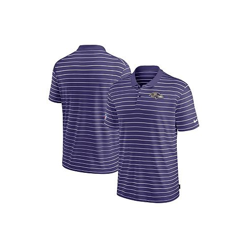 Nike Mens Purple Baltimore Ravens 2022 Sideline Lock Up Victory Performance Polo Shirt