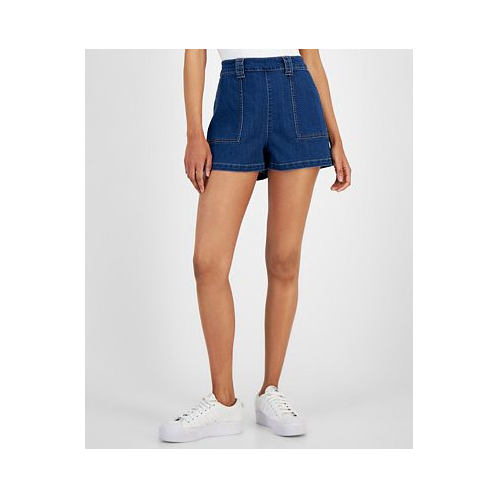 Tinseltown Juniors High-Rise Pull-On Hot Shorts