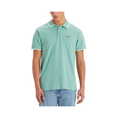 Levis Mens Housemark Standard-Fit Tipped Polo Shirt