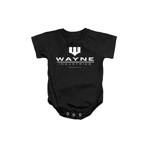 Batman Baby Girls Baby Wayne Logo On Black Snapsuit