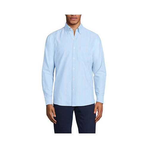 Lands End Mens Traditional Fit Sail Rigger Oxford Shirt