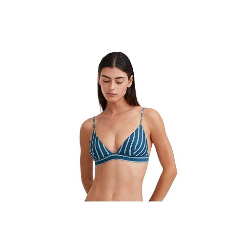 Gottex Plus Size Textured Triangle bikini bra swim top