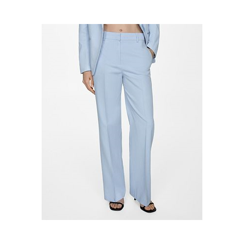 MANGO Womens Lyocell Suit Pants