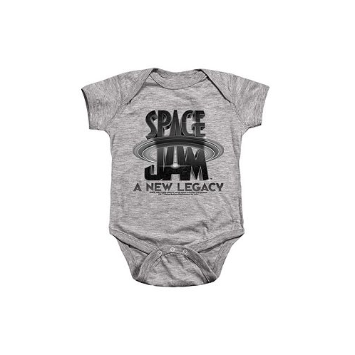 Space Jam 2 Baby Girls Baby Logo Black Snapsuit