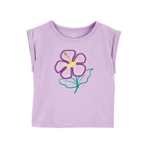 Carters Toddler Girls Floral Knit Tee