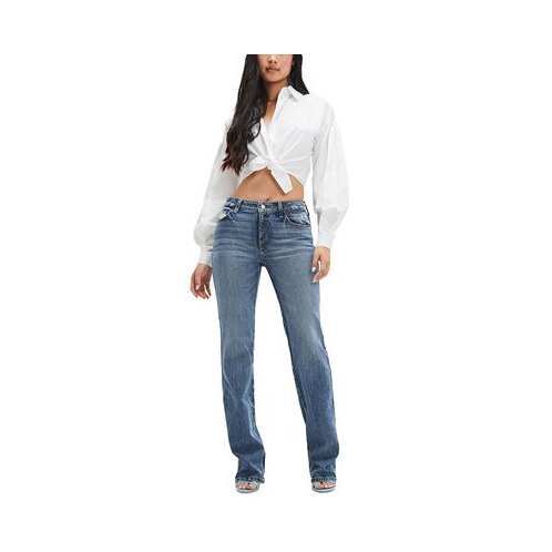 GUESS Womens Eco Sexy Straight Jeans