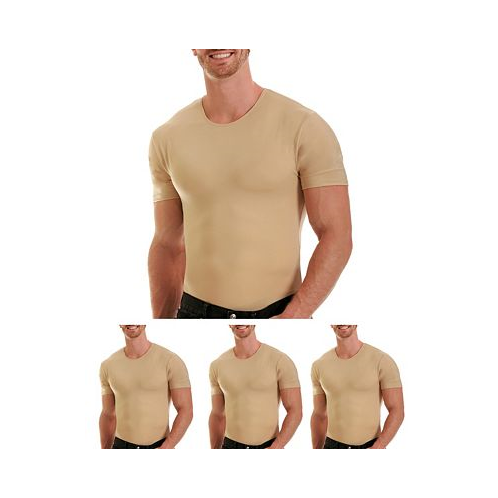 Mens Big & Tall Insta Slim 3 Pack Compression Short Sleeve Crew-Neck T-Shirts