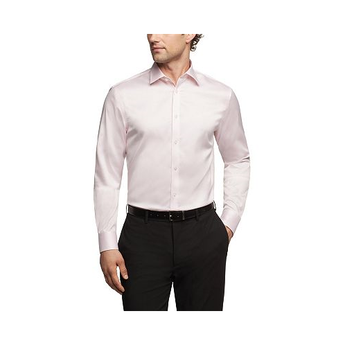 Calvin Klein Refined Cotton Stretch Mens Regular Fit Dress Shirt