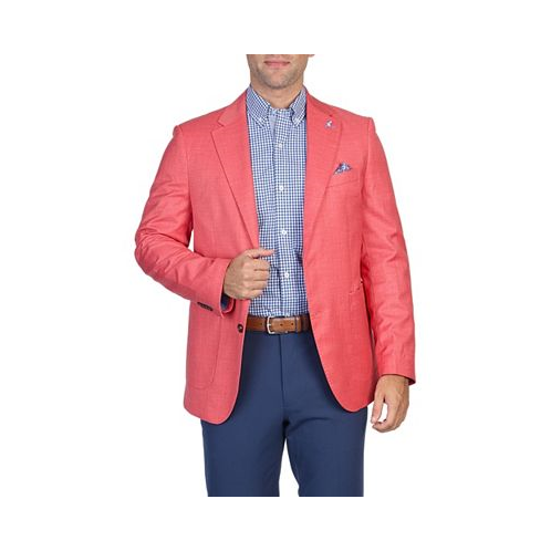 Tailorbyrd Mens Cross Dyed Solid Sportcoat