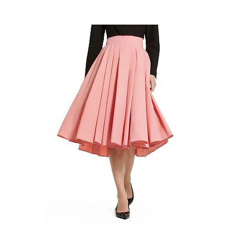 Mac Duggal Womens Faille High Waisted Midi Skirt