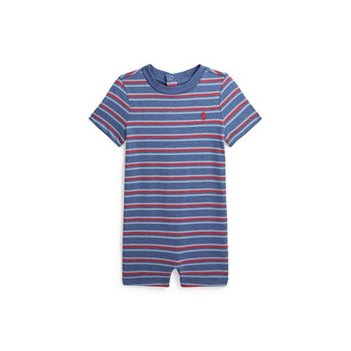 Polo Ralph Lauren Baby Boys Striped Cotton Jersey Shortall
