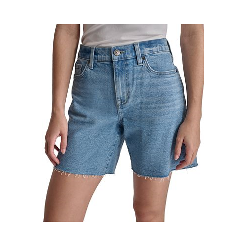 DKNY Jeans DKNY Womens Cotton Cutoff Denim Bermuda Shorts