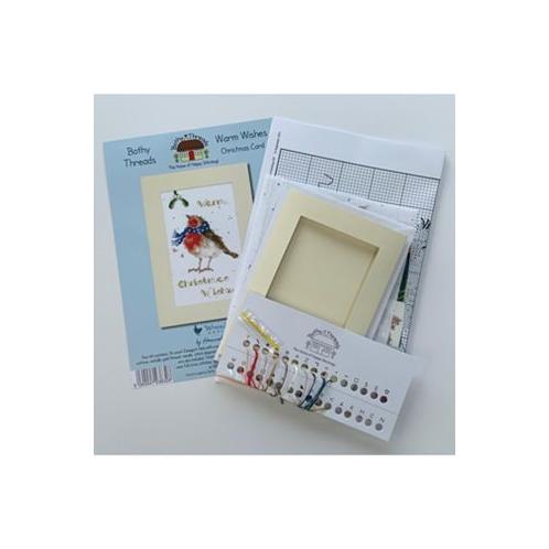 Bothy Threads Christmas Card - Warm Wishes XMAS47 Counted Cross Stitch Kit