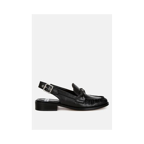 Rag & Co Jemykin genuine leather loafer sandals